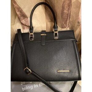 New Women's Handbag Flap-over Belt Shoulder Bag Top Handle Tote Satchel Purse